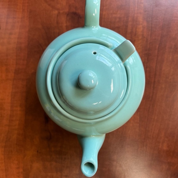 [SOLD] Old Amsterdam 2 Cup Infuser Teapot, Mint Green - Picture 3 of 11